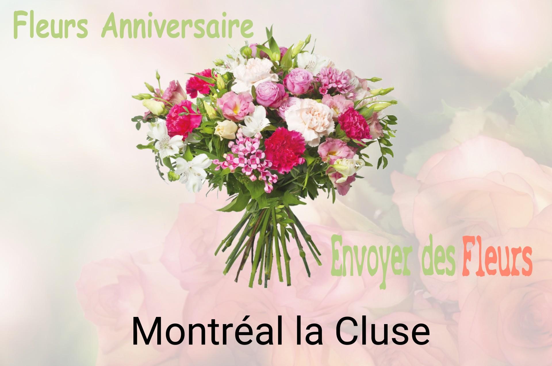 Bouquet de fleurs d’anniversaire livré à Montréal-la-Cluse